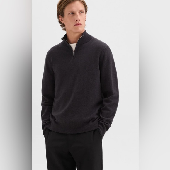 Theory cashmere quarter zip sweater - Picture 3 of 6
